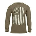 thumbnail image 2 of Rothco Distressed US Flag Long Sleeve T-Shirt 10361 - 3XL, 2 of 4