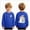 # Blue, variant on Child Boys Halloween Shirt for 7t 8t Boys Halloween T-shirt Boys Ghost Kids Shirt Crewneck Long Sleeve Graphic Top Toddler to Youth Boys Clothes Size 7-8 Years