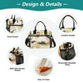 thumbnail image 3 of Ckdifva Lazy Cat Cooler Bag Cooler Cooling Tote Lunch Bag Lunch Box Front Pocket with Shoulder Strap, 3 of 6