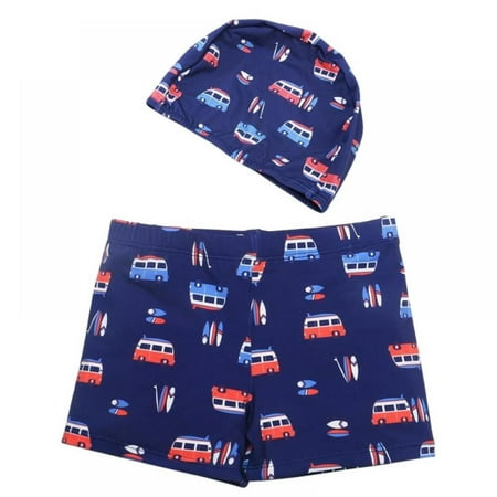 

Uccdo Little Boys Swim Trunks Toddler Boy Beach Shorts Boardshorts Quick Dry Beach Swim Shorts Big Boys Elastic Drawstring Bathing Suit Swimwear Size 3-12 Years
