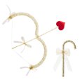 thumbnail image 1 of Honganda Valentines Day Cupid Accessories Bow and Arrow Set Cosplay Cane Costume for Party Stage, 1 of 7