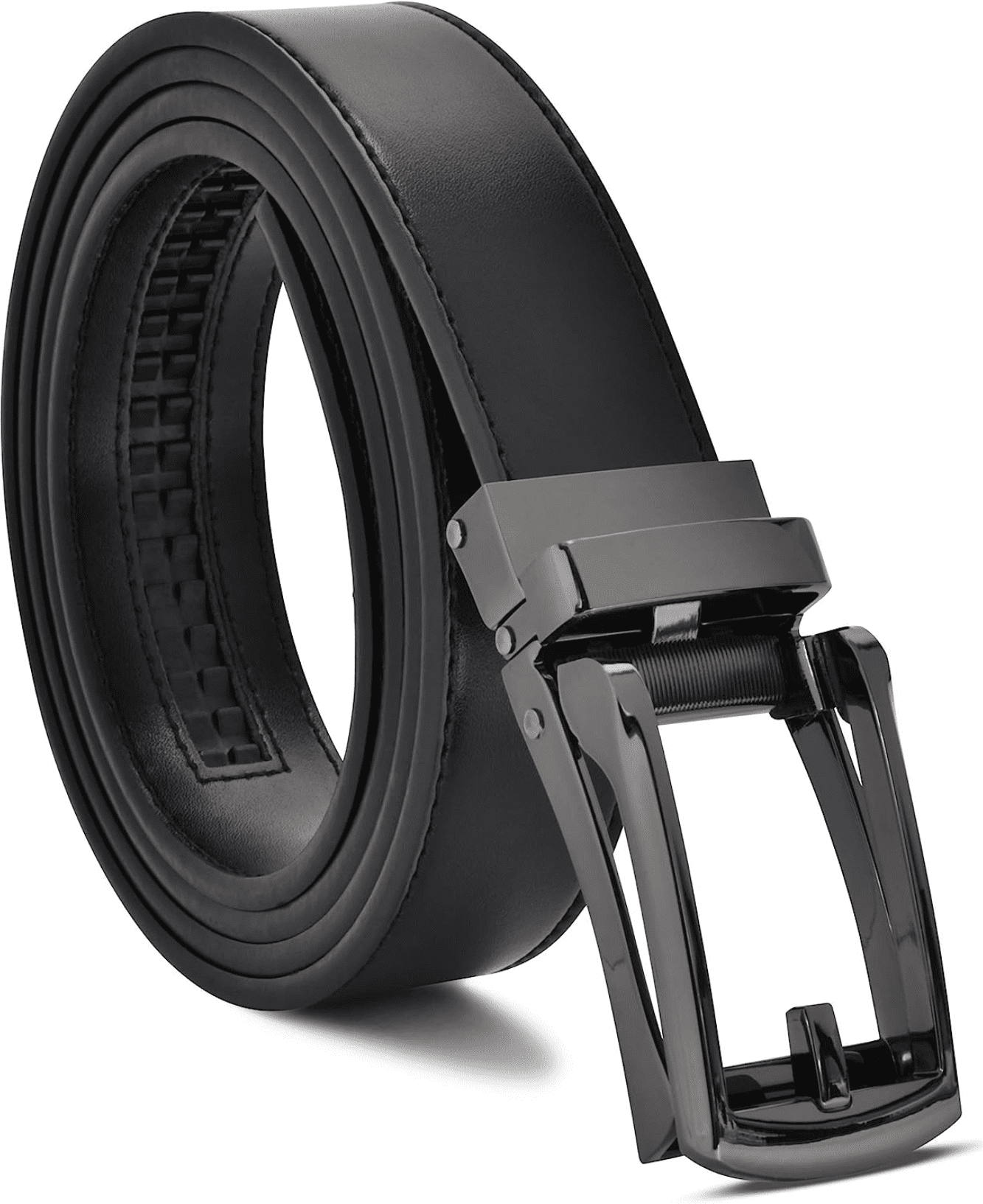 Mark Fred Men's Ratchet Belt for Men with Slide Ratchet Belts for Men
