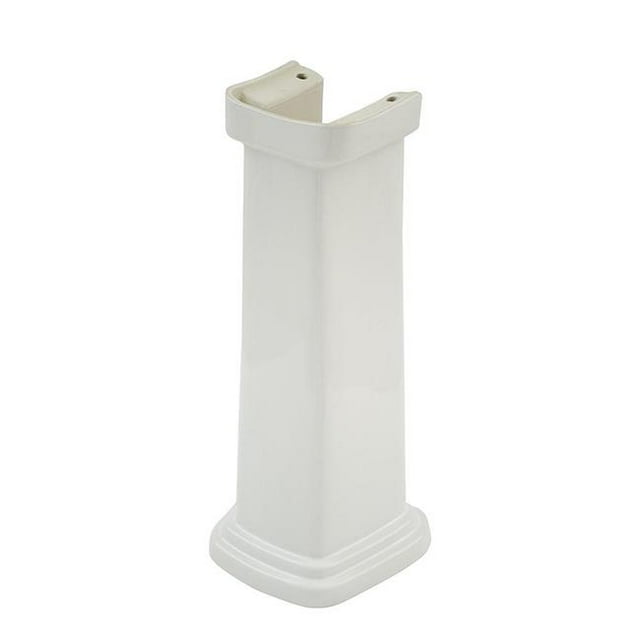 PT530N-01 Promenade Sink Pedestal, Cotton White