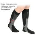thumbnail image 4 of Unisex Compression Socks Stretch Leg Support Stockings for Travel Flight Sport Black S/M, 4 of 7