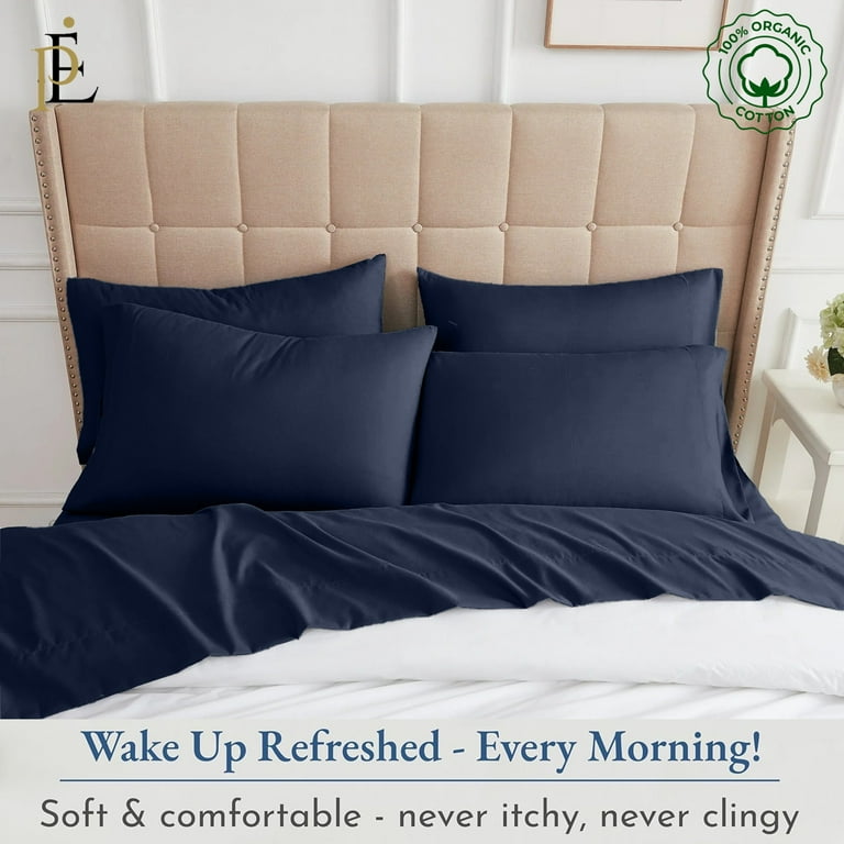 Twin 6-Piece Sheet Set 700-Thread Count 100% Pure Organic Cotton