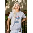 thumbnail image 3 of Love Faith Hope Christian Belief Women's Graphic T Shirt Tees Brisco Brands S, 3 of 6