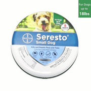 Angle View: Seresto Flea and Tick Collar for Dogs, 8-Month Flea and Tick Collar for Small Dogs, Up to 18 Pounds,2pack