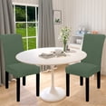 thumbnail image 2 of Fundas impermeables para sillas de comedor Easy-Going, juego de 2 unidades, color verde grisáceo, 2 of 7