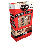 Jack Link's 100% Beef Original Steak Bars 4.5oz 5 Count Multipack Box