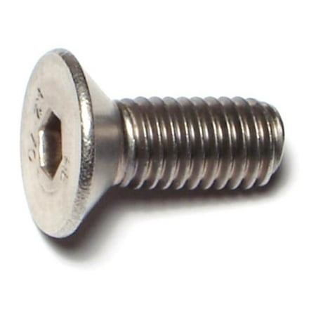 

8mm-1.25 x 20mm A2 Stainless Flat Head Hex Socket Cap Screws (6 pcs.)