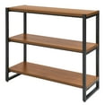 thumbnail image 2 of Anderson KD 3 Tier Bookcase Gliese Brown - 39.5"W x 13.5"D x 33.5"H, 2 of 5