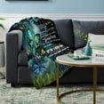 thumbnail image 5 of Flannel Fleece Bed Blanket to My Son from dad Butterfly Throw Blanket Lightweight Cozy for Bedroom All Season Sofa Decor Gift 50x60, 5 of 6