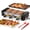 Black, variant on AORAN KITCHEN Indoor Sausage Grill, Home 6-Tube Hot Dog Machine With Non-Sick Grilling Pan and Net, 3-in-1 Electric Grills for Lovers and Cooking