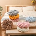 thumbnail image 2 of Almohada de tres hilos con forma de bola anudada, redonda, para sofá, silla, cojín para oficina, futón, sala pública, 2 of 6