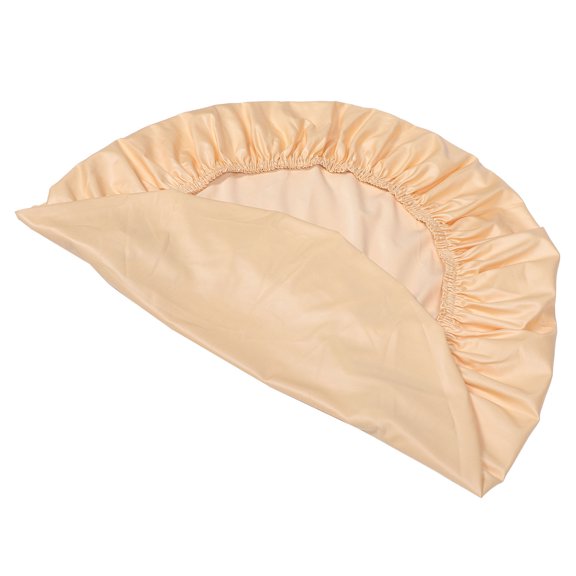 OUNONA Elastic Stretch Tablecloth Golden Round Cloth for Dining Table Decoration
