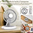thumbnail image 4 of Ventilador Usb Plegable, Mini Ventilador Silencioso, Ventilador Usb Silencioso Portátil 3 Velocidades Ajustables-- Computadora Computadora Computadora portátil, 4 of 5