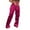 AA-Hot Pink, variant on Womens Cargo Pant Casual High Wasited Wide Leg Parachute Pants Office Work Trousers with Pockets, Orange, XXL