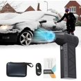 thumbnail image 1 of Soplador turbo de nieve LED, mini soplador de nieve eléctrico con LED, 3 velocidades ajustables, limpiador de teclado inalámbrico recargable, mini ventilador turbo potente para nieve de automóvil, 1 of 6
