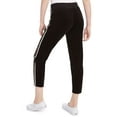 thumbnail image 2 of Juicy Couture Women's Side Stripe Velour Sweatpants Black Size Large, 2 of 3