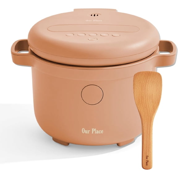 Our Place Rice Cooker, Compact 3-Cup Ceramic Nonstick Rice & Grain Cooker