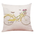 thumbnail image 1 of GUANGHONG Housse de Coussin Maison Hello Spring Taie d'Oreiller en Soie Taille, 1 of 2