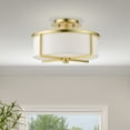 thumbnail image 6 of Livex Lighting - Wesley - 2 Light Semi-Flush Mount in Contemporary Style - 13, 6 of 13