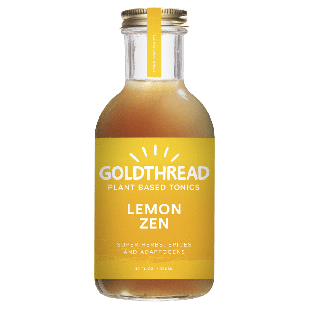 Goldthread Tonics Lemon Zen Case of Six 12oz Bottles