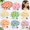 Classic, variant on 240 Count Stripe 2 Inch Plumeria Foam Hair Clips for Women, Hawaiian Tropical Bridal Wedding Party Accessories
