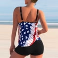 thumbnail image 4 of Plus Size Tankini Women's Swimsuit Two-Piece Tummy Control Sling Print Swimsuit, 4 of 4