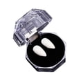 thumbnail image 3 of 1 par de dientes falsos blancos Pascua dientes falsos Cosplay fiesta dentadura Caballero diente 17mm Colcomx Colmillos de zombis vampiros, 3 of 8