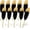 Black, variant on Konexial Feather Pens, Multi Colors, 10 Pcs
