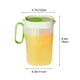 thumbnail image 3 of Jarra grande de capacidad para agua fría en refrigerador | Jarra resistente al calor y frío con tapa a prueba de fugas | Fácil de limpiar | Dispensador de bebidas para hogar y exterior | 1 unidad, 3 of 9