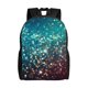 thumbnail image 1 of Fotbe Colorful Rainbow Glitter Mochila de Viaje para Laptop, Mochila Ejecutiva Delgada y Resistente 15.6", 1 of 8