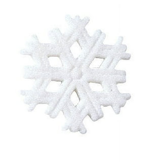 Snowflake Background Edible Cake Topper Image ABPID05103 – A Birthday Place