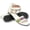 White, variant on Boho Beaded Sandals for Women Comfortable Summer Ankle Strap Gladiator Sandals with Back Zipper Flat Sandals for Casual Beach & Dressy