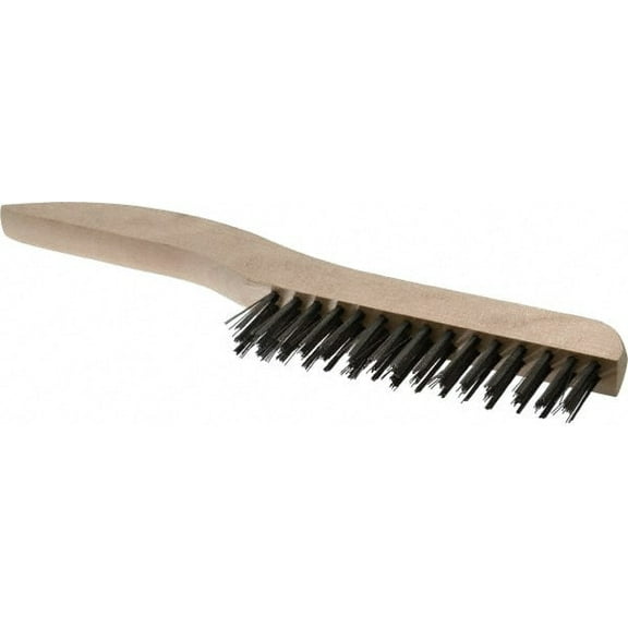 Osborn - 2 Rows x 15 Columns Steel Scratch Brush - 5-1/2" Brush Length x 5/8" Brush Width, 10" OAL, 1-1/8" Trim Length (21 Pack)