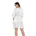 thumbnail image 6 of Gypsie Blu Satin Silk Tunic for Women Short Sleepwear Dress Adjustable Nightgown Plus Size Kimono Sleeve Ladies Caftan Online, 6 of 6