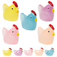 thumbnail image 3 of Mini Resin Chicken Luminous Chick Figurines for Decor 20Pcs, 3 of 5
