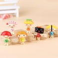 thumbnail image 1 of 6Pcs Cute Cartoon Figure Salmon Simulation Sushi Doll Micro Landscape Decoration, 1 of 4