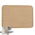 thumbnail image 1 of Cat Scratcher Mat, Natural Sisal Cat Scratch Mats, Horizontal Cat Floor Scratching Pad Rug , Protect Couch and Carpets, 1 of 7