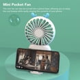 thumbnail image 4 of Mini Fan, 3 Speed Handheld White Portable Cartoon Mini Pocket Fan  For Summer For Students, 4 of 8