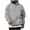 Gray, variant on Dxzfnsa Men's & Big and Tall Men's Hoodie Sweatshirts Fashion Solid Color Long Sleeve Hoodies Comfy Casual Athletic Sweatshirts with Pocket