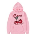 thumbnail image 1 of WILLBEST Sudaderas Navideñas Sudadera con Capucha para Hombre, Diseño De Cereza, Manga Larga, con Cordón, Informal, 2 Piezas Grande, 1 of 3