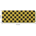 thumbnail image 7 of Yellow and Black Checkerboard Checkered Pattern Kitchen Rug Mat,Kitchen Runner Rugs Non Skid Washable,Decorative Kitchen Floor Mats for Kitchen,Sink,Laundry,17"x47.2", 7 of 7