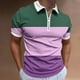 thumbnail image 1 of pstuiky camisetas de hombre, Camiseta de manga corta con botones y cuello alto para hombre ropa de hombre xl, 1 of 5