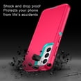 thumbnail image 4 of Petocase for Samsung Galaxy S21 5G Case,Shockproof Dust/Drop Proof 3-Layer Protection [Without Screen Protector] Rugged Heavy Duty Cover Case for Samsung Galaxy S21 5G 6.2 2021,Pink/Green, 4 of 7