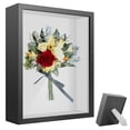 thumbnail image 2 of Shadow Box Frame 8x10x2in Shadow Box Picture Frame Wall Mounted Shadow Box Display Cases Tabletop Shadowbox Frame Simple Shadow Box for Display Photos Medals Awards Tickets Crafts Souveni, 2 of 10