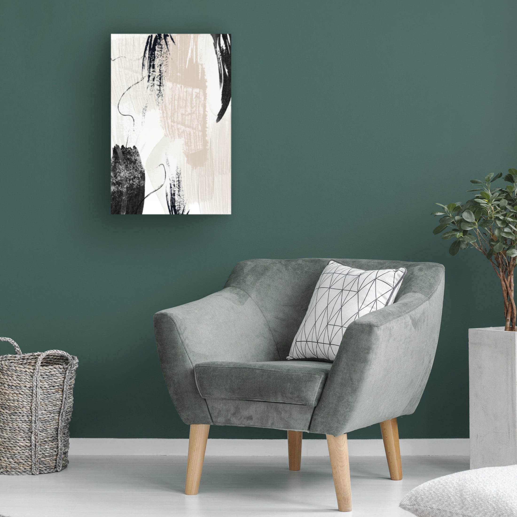 Trademark Fine Art Sally Ann Moss Brush strokes 3 Canvas Wall Art