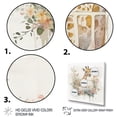 thumbnail image 3 of Designart Giraffe In Crib With Flowers Canvas Wall Art, 3 of 5