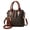 grayish yellow, variant on 1 Piece Ladies Fashion Crossbody Bag, Zipper Closure Shoulder Handbag, Polyester Lining, Edge Colorful Monogram Printing, Casual Ladies Purse Crossbody Bag